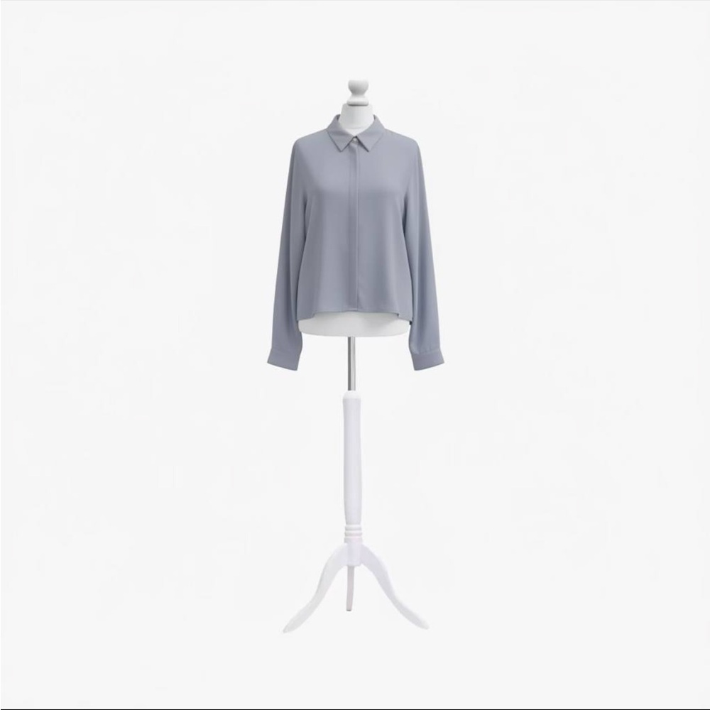 NWOT🏷️ Elegant Modern Blue Women's Blouse